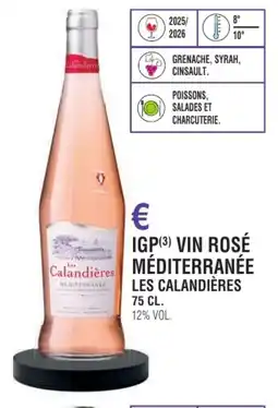 E.Leclerc Igp vin rosé mediterranée les calandières offre