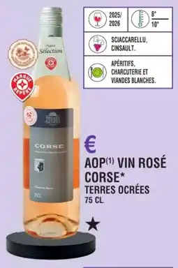 E.Leclerc Aop vin rosé corse terres ocrées offre