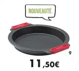 E.Leclerc Moule à manqué rond en acier gris offre