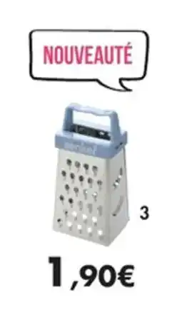 E.Leclerc Mini râpe avec poignée en inox et plastique offre