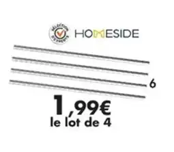 E.Leclerc Lot de 4 pailles droites en inox avec goupillon offre