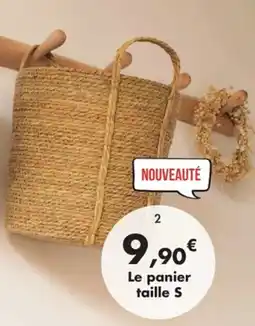 E.Leclerc Panier de rangement rond taille s en jacinthe d'eau offre