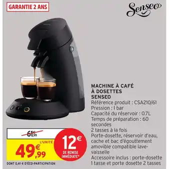 Senseo machine à café à dosettes