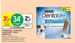 Intermarché Hyper Dentalife friandises à mâcher pour petit chien offre