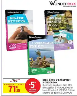 Intermarché Hyper Wonderbox bien-être d'exception offre