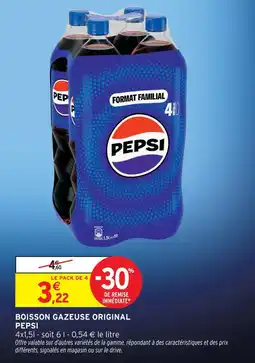 Intermarché Pepsi boisson gazeuse original offre