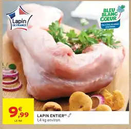 Intermarché Lapin de france lapin entier offre