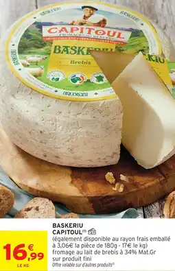 Intermarché Capitoul baskeriu brebis offre