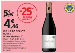 Intermarché Indipendenza igp ile de beauté rouge offre