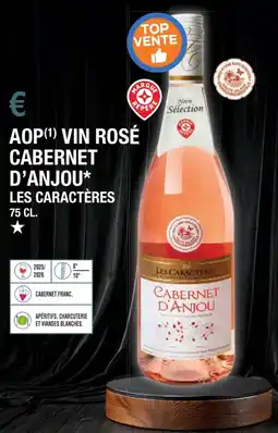 E.Leclerc Aop vin rosé cabernet d'anjou les caractères offre