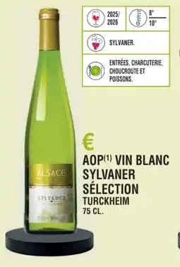 E.Leclerc Aop vin blanc sylvaner sélection turckheim offre