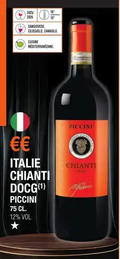 E.Leclerc Italie chianti docg piccini offre