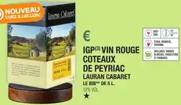 E.Leclerc Igp vin rouge coteaux de peyriac lauran cabaret offre