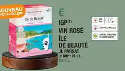 E.Leclerc Igp vin rosé île de beauté jl parsat offre