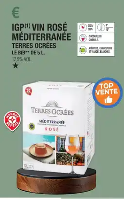 E.Leclerc Igp vin rosé méditerranée terres ocrées offre