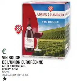 E.Leclerc Vin de l'union europeenne adrien champaud offre