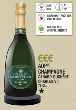 E.Leclerc Aop champagne canard-duchêne charles vii offre