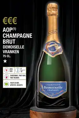 E.Leclerc Aop champagne brut demoiselle vranken offre