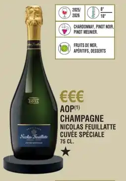 E.Leclerc Aop champagne nicolas feuillatte cuvée spéciale offre