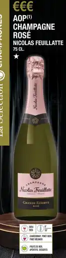 E.Leclerc Aop champagne rosé nicolas feuillatte offre