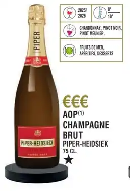E.Leclerc Aop champagne brut piper-heidsiek offre