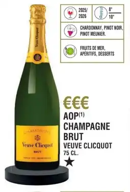E.Leclerc Aop champagne brut veuve clicquot offre