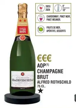 E.Leclerc Aop champagne brut alfred rothschild offre