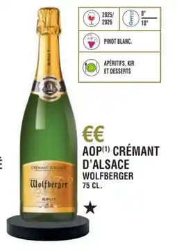 E.Leclerc Aop crémant d'alsace wolfberger offre