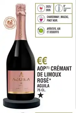 E.Leclerc Aop crémant de limoux rosé aguila offre