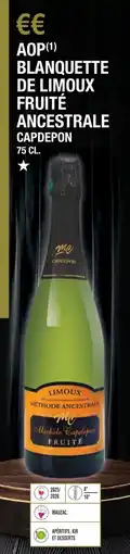 E.Leclerc Aop blanquette de limoux fruité ancestrale capdepon offre