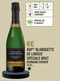 E.Leclerc Aop blanquette de limoux spéciale brut domaine rosier offre