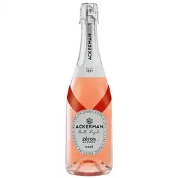 E.Leclerc Ackerman Bulle Royale Rosé Zéro% - boisson effervescente à base de vin désalcoolisé - 75 cl offre
