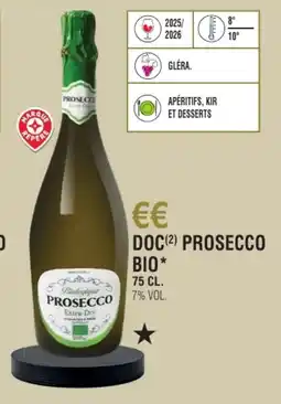 E.Leclerc Doc prosecco bio offre