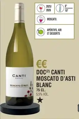 E.Leclerc Doc canti moscato d'asti blanc offre