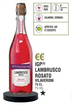 E.Leclerc Igp lambrusco rosato vilaveroni offre