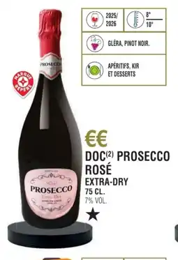 E.Leclerc Doc prosecco rosé extra-dry offre