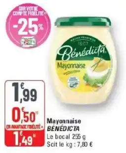 G20 Mayonnaise bénédicta offre