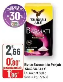 G20 Riz le basmati du penjab taureau ailé offre