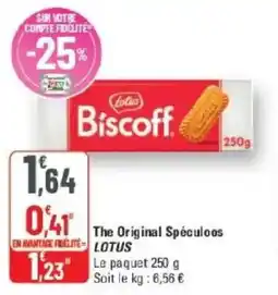G20 The original spéculoos lotus offre