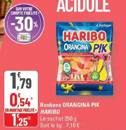 G20 Bonbons orangina pik haribo offre