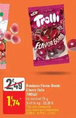 G20 Bonbons flavor bomb cherry cola trolli offre