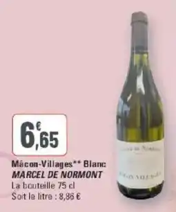 G20 Macon-villages blanc marcel de normont offre