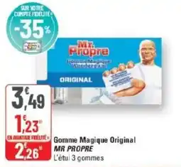 G20 Gomme magique original mr propre offre