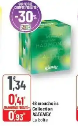 G20 48 mouchoirs collection kleenex offre