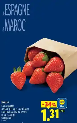 Lidl Fraise offre