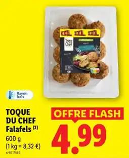 Lidl Toque du chef falafels offre