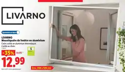 Lidl LIVARNO Moustiquaire de fenêtre en aluminium offre