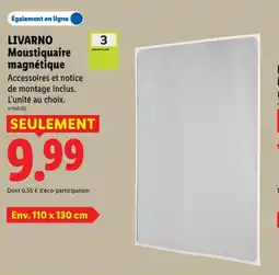 Lidl LIVARNO Moustiquaire magnétique offre