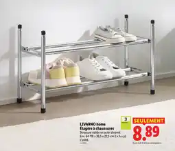 Lidl LIVARNO home etagère à chaussures offre
