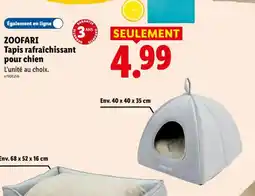 Lidl Zoofari tapis rafraîchissant pour chien offre